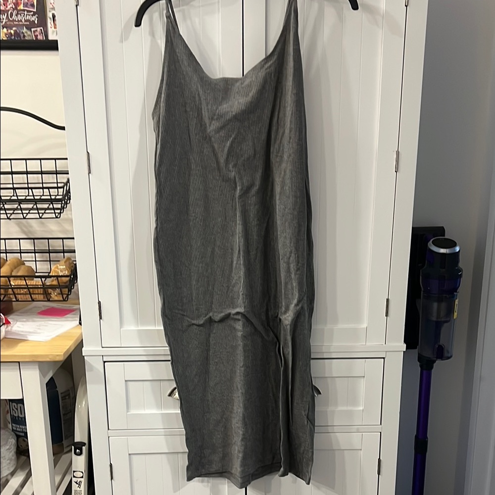 H&M Charcoal Ribbed Top